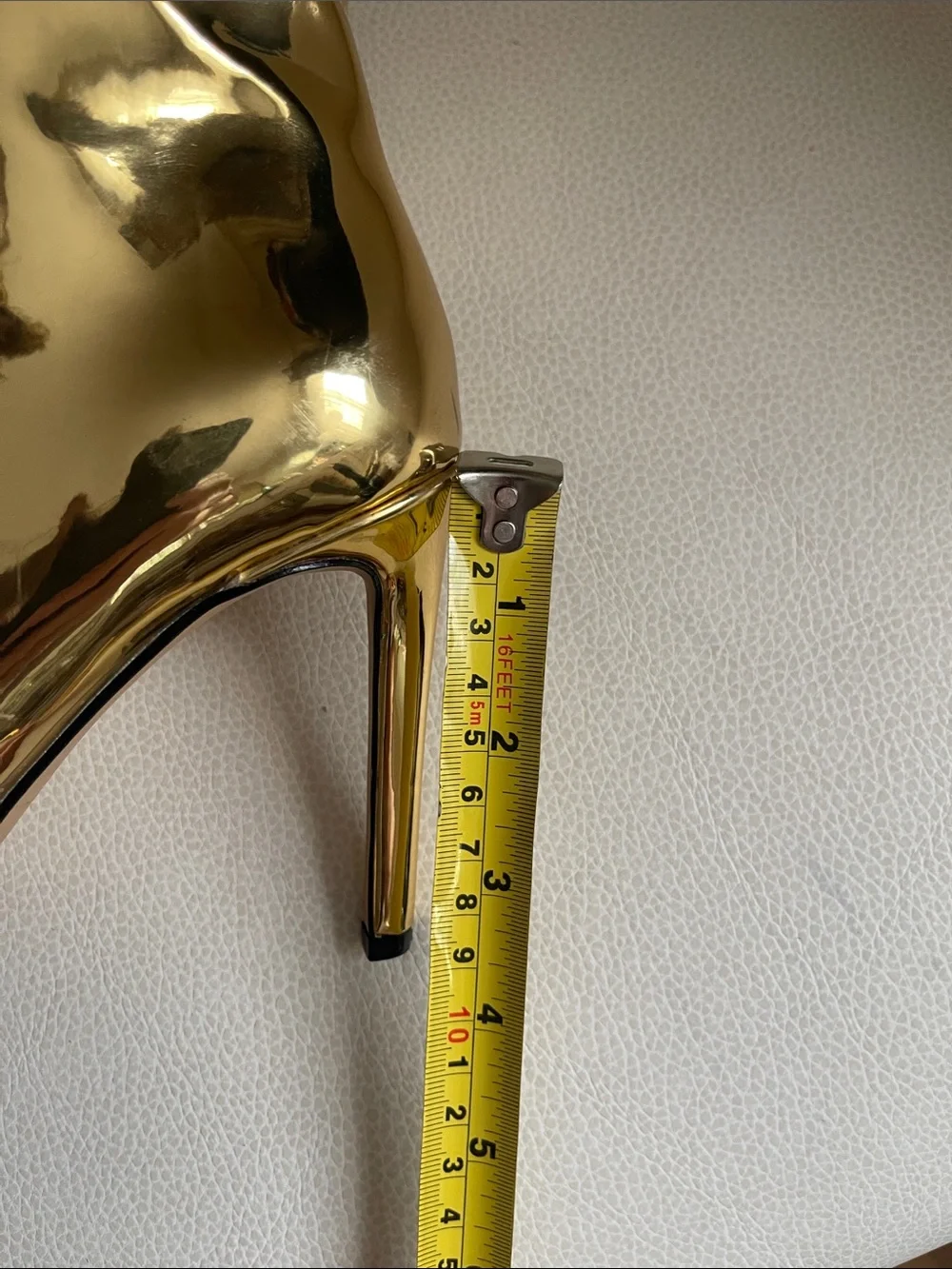 INC International Concepts Metallic Gold Over-the-Knee Pointed Stiletto Boots